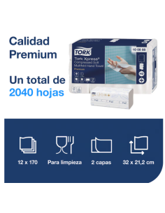 TOALLA ENTREDOBLADA H2 TORK... 2