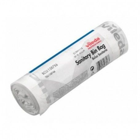 BOLSA BASURA SANITARIA VILEDA 45X50 50 UNIDADES