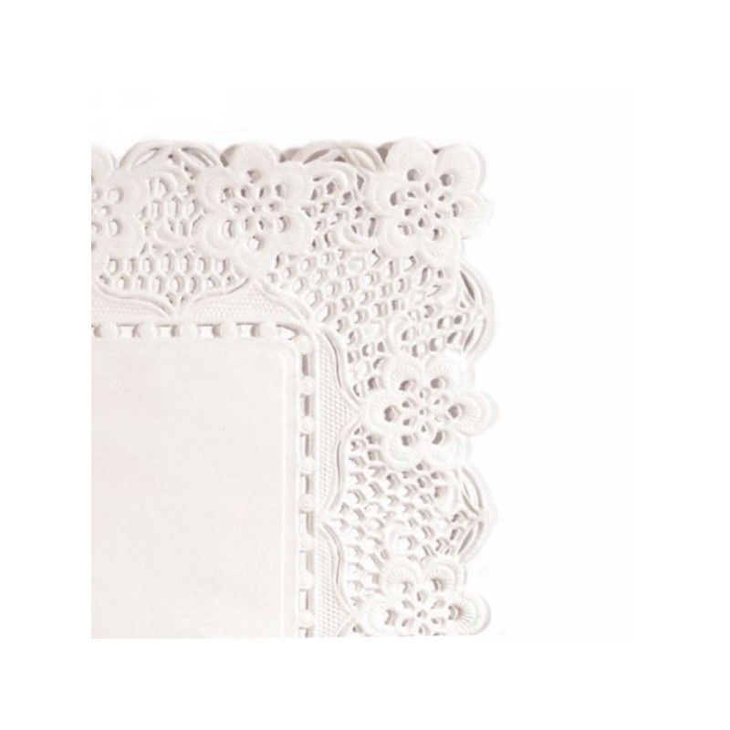 BLONDA DE PAPEL BLANCA RECTANGULAR...