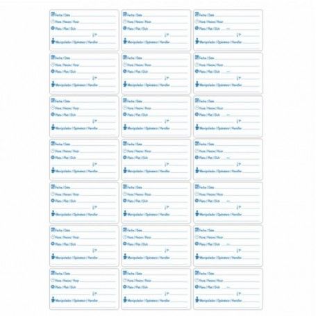 ETIQUETAS TRAZABILIDAD 6`8x3`8CM 2100 UNIDADES