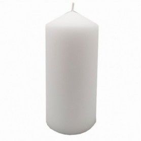 VELA BLANCO MATE 7X15CM