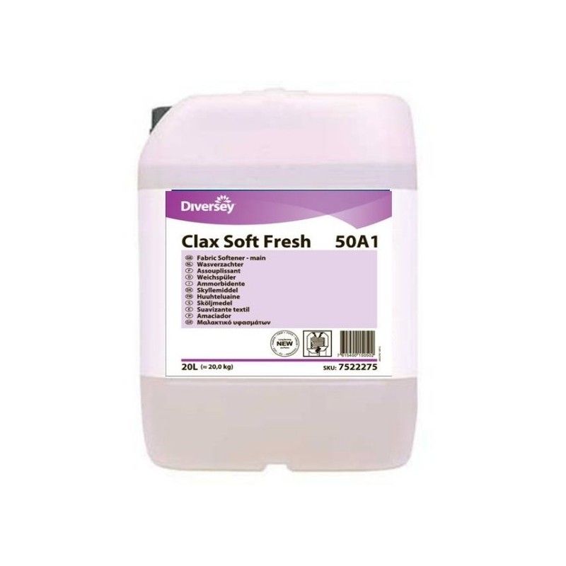 SUAVIZANTE CLAX SOFT FRESH 50A1 20L...