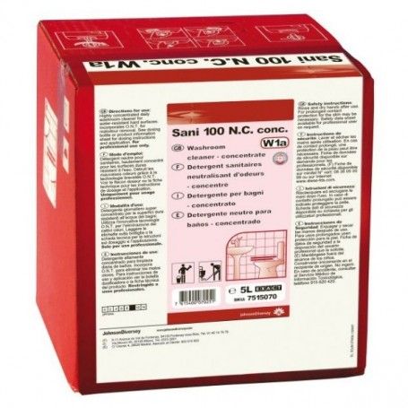 DETERGENTE BAÑOS SANI 100 CONCENTRADDO 5L CUBITAINER