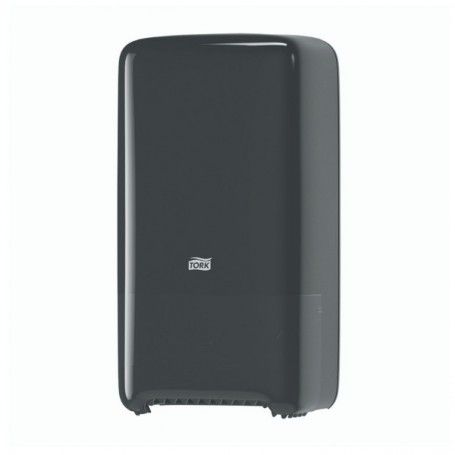 DISPENSADOR PAPEL WC TORK T6 COMPACTO NEGRO