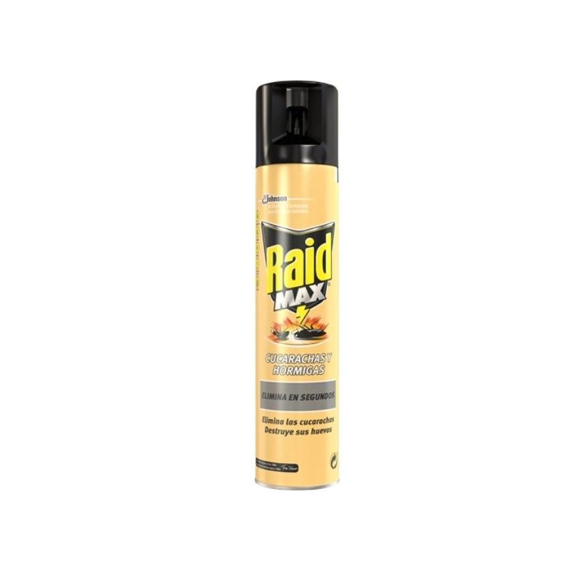 RAID MAX CUCARACHAS Y HORMIGAS SPRAY...