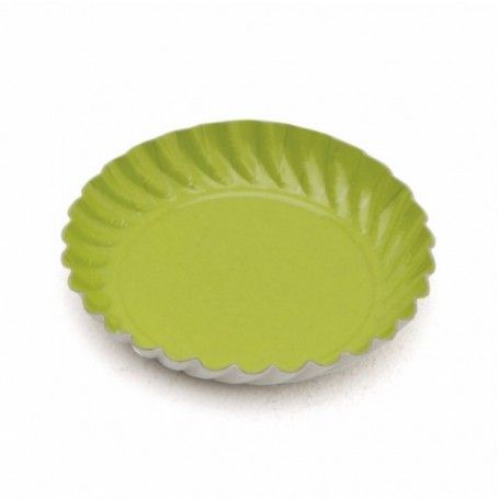 BANDEJAS CARTÓN MINI PISTACHO 5,5CM 100 UNIDADES