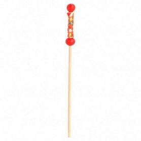 PICKS PERLA BAMBÚ ROJO 12CM... 2
