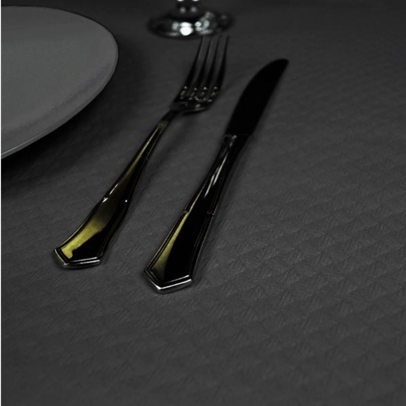 MANTEL PAPEL NEGRO 100X100CM 40G 400...