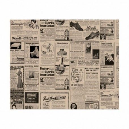 ENVOLTORIO HAMBURGUESA KRAFT TIMES 28X34CM 1000 UNIDADES