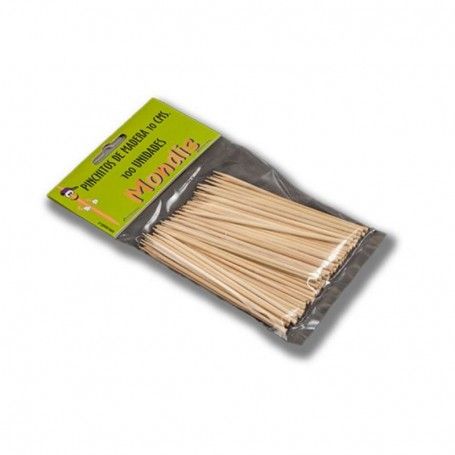 Comprar brocheta madera 0,22x10cm 100 unidades en Distribuciones Batoy