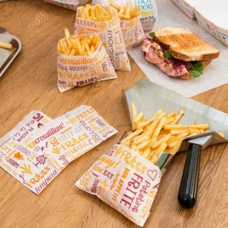 BOLSAS PATATAS FRITAS PAROLE 12X9CM 1000 UNIDADES