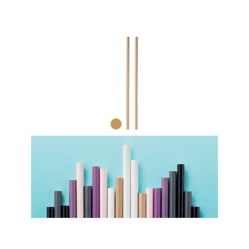 CANUTILLO PAPEL KRAFT 8MMX230MM 100...