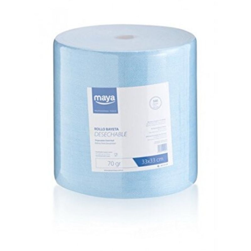 BAYETA ROLLO AZUL DESECHABLE 33X33CM...