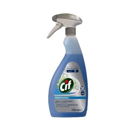 LIMPIACRISTALES Y SUPERFICIES CIF PROFESIONAL 750ML