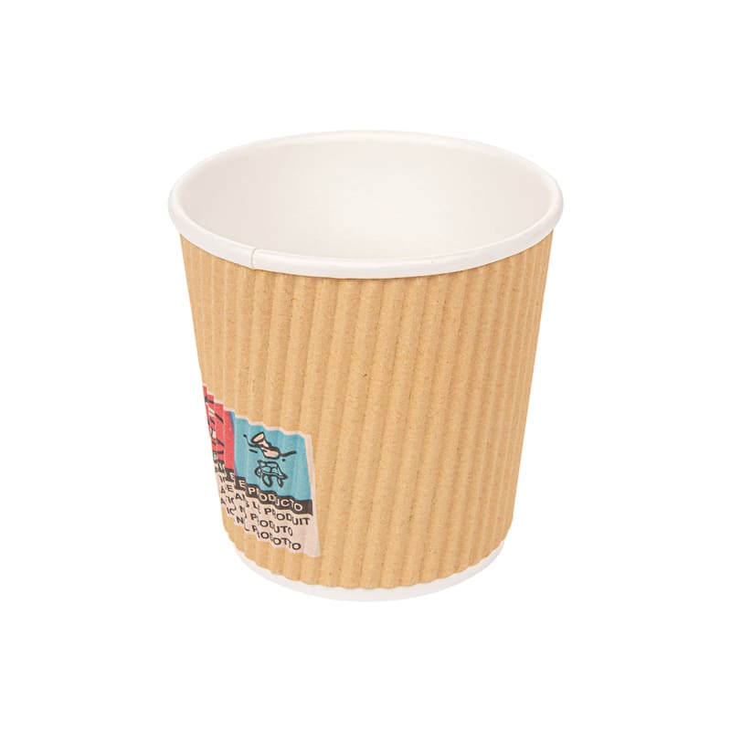 VASO ONDULADO KRAFT 120ml. 1.000...