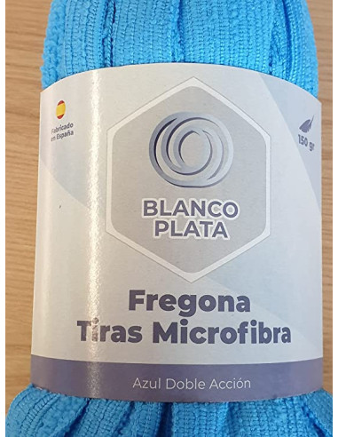 FREGONA TIRAS MICROFIBRA AZUL DOBLE...