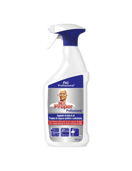 LIMPIADOR DESINFECTANTE ANTICAL BAÑOS MR PROPER 3D PULVERIZADOR 750 ML