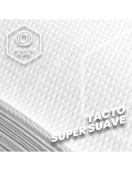 TOALLA V INTERFOLIADA 2 CAPAS PASTA PURA BLANCOPLATA 4000 UNIDADES