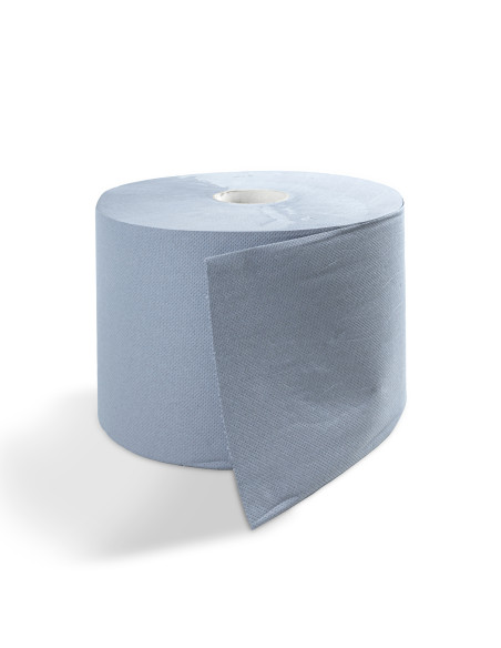 BOBINA INDUSTRIAL ALIMENTARIA LAMINADA AZUL BLANCOPLATA 2C 350M 2 UNIDADES