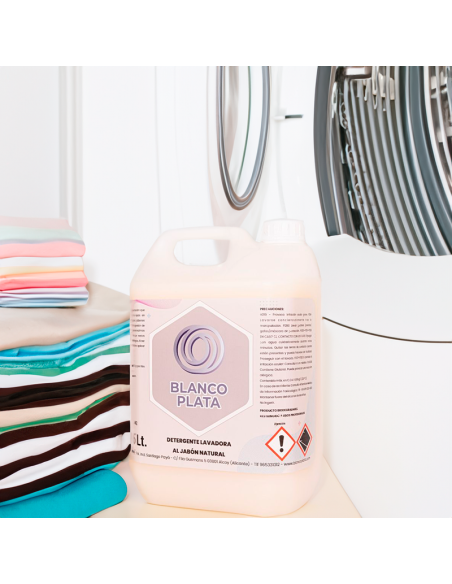 DETERGENTE LAVADORA  AL JABÓN NATURAL BLANCOPLATA 5L