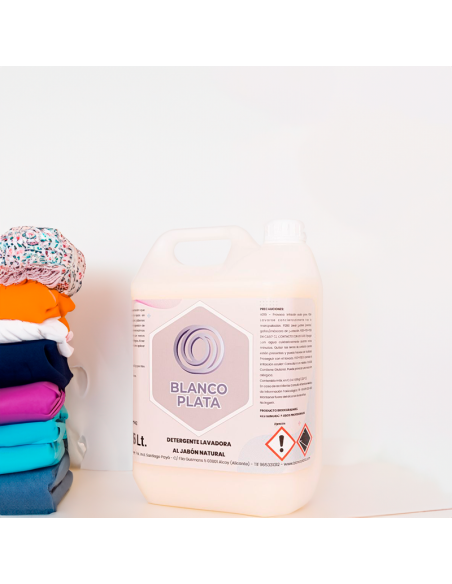 DETERGENTE LAVADORA  AL JABÓN NATURAL BLANCOPLATA 5L