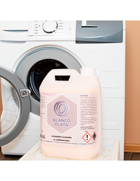 DETERGENTE LAVADORA  AL JABÓN NATURAL BLANCOPLATA 5L