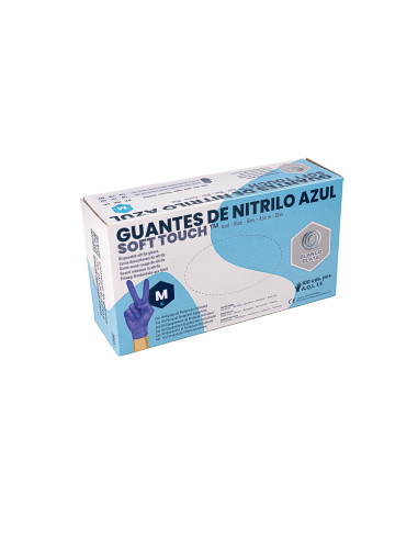 GUANTE NITRILO SANYC SENSITIVE AZUL...