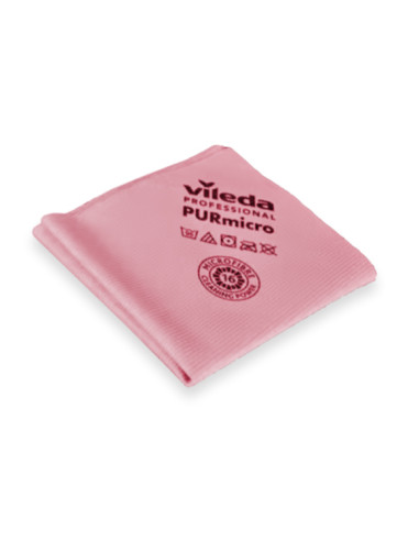 BAYETA VILEDA PURMICRO  ROJA 5 UNIDADES