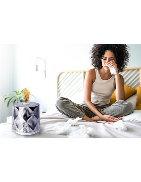 Caja para pañuelos y servilletas Blancoplata Softnap 10 diseños intercambiables incluye recambio con 400 servilletas ecológicas