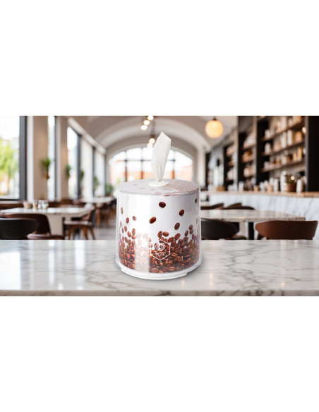 Caja para pañuelos y servilletas Blancoplata Softnap 10 diseños intercambiables incluye recambio con 460 servilletas blancas