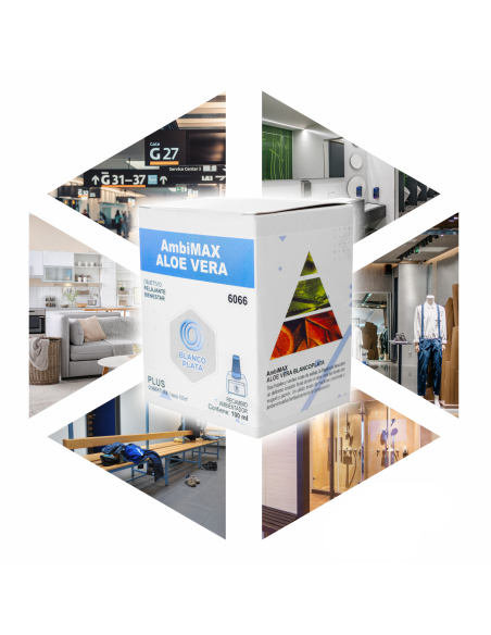 RECAMBIO AMBIMAX FRAGANCIA ALOE VERA PLUS 100ML 30 DÍAS DURACIÓN. RELAJANTE Y BIENESTAR