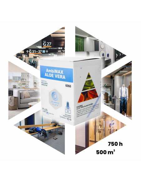 RECAMBIO AMBIMAX FRAGANCIA ALOE VERA PLUS 100ML 30 DÍAS DURACIÓN. RELAJANTE Y BIENESTAR