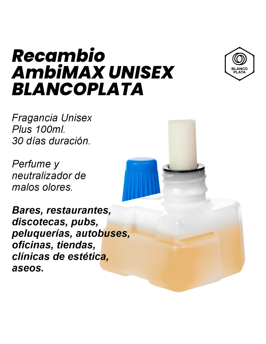 RECAMBIO AMBIMAX FRAGANCIA UNISEX...