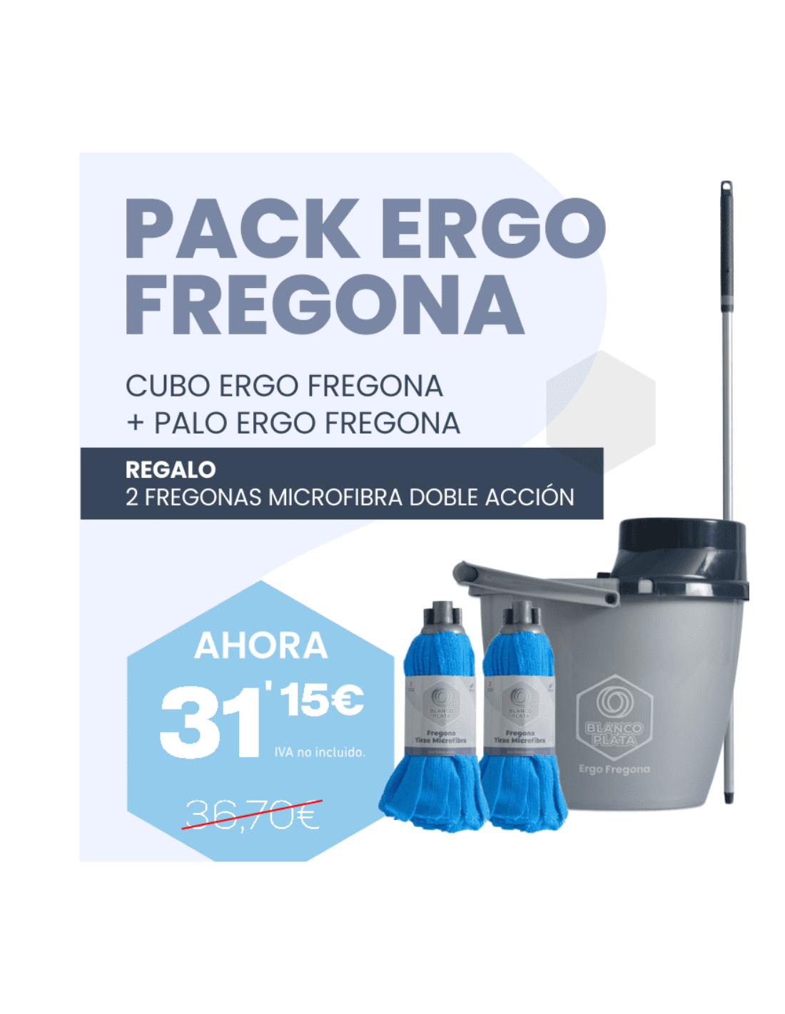 PACK ERGO FREGONA