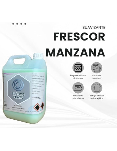 SUAVIZANTE MANZANA BLANCOPLATA 5L