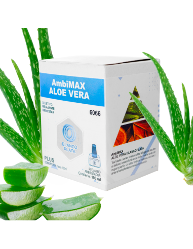 RECAMBIO AMBIMAX FRAGANCIA ALOE VERA PLUS 100ML 30 DÍAS DURACIÓN. RELAJANTE Y BIENESTAR