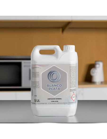 LIMPIADOR GENERAL CON LEJÍA BLANCOPLATA 5L