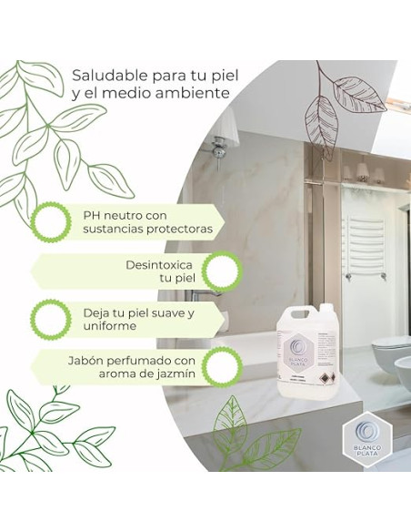 JABON DERMO MANOS Y CUERPO BLANCOPLATA 5L