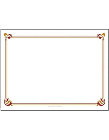 MANTEL 31x43 BLANCO ORLA MARRON OCRE48gr(500u)