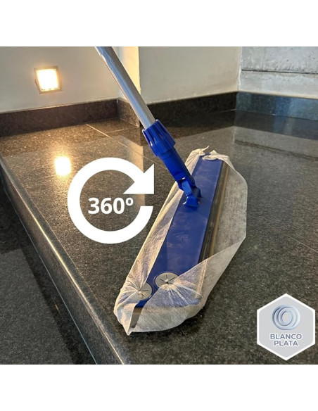 2 RECAMBIOS 50 GASAS SOFT MOP BLANCOPLATA
