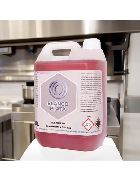 QUITAGRASAS REQUEMADAS Y DIFICILES BLANCOPLATA 5L