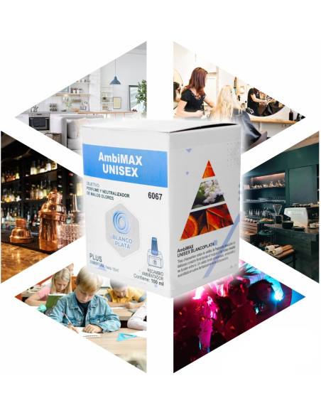 RECAMBIO AMBIMAX FRAGANCIA UNISEX PLUS 100ML 30 DÍAS DE DURACIÓN. PERFUMA Y NEUTRALIZA MALOS OLORES