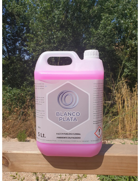 FREGASUELOS  FLORAL AMBIENTE DURADERO BLANCOPLATA 5L