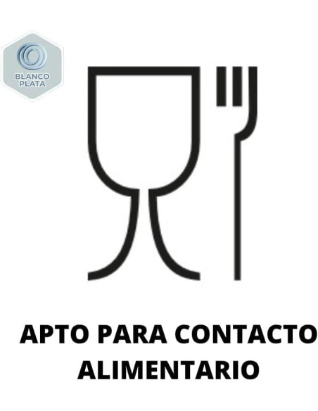 BOBINA INDUSTRIAL ALIMENTARIA LAMINADA AZUL BLANCOPLATA 2C 350M 2 UNIDADES