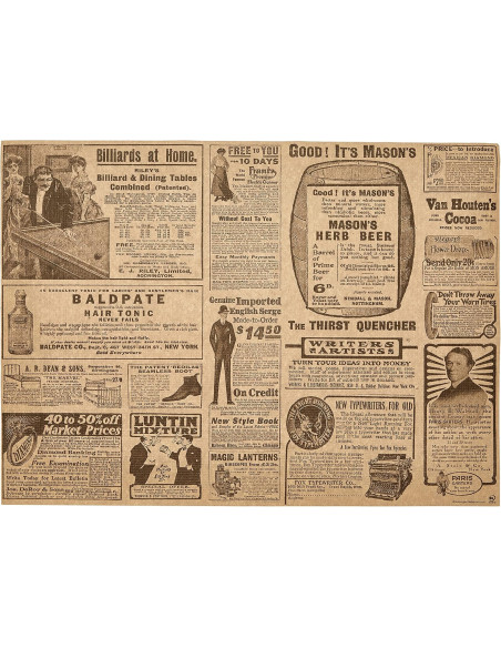 MANTEL 31x43 RECICLADO NATURAL TIMES 48gr.(500u.)