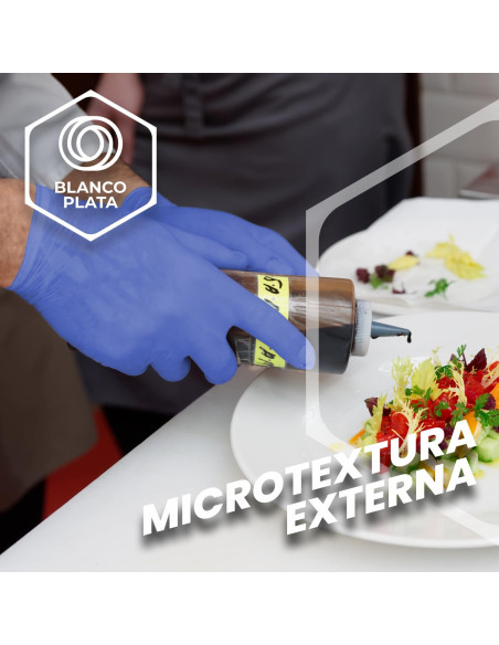 GUANTE NITRILO AZUL SENSITIVE 100 UNIDADES TALLA PEQUEÑA