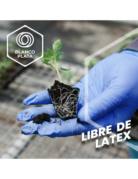 GUANTE NITRILO SANYC SENSITIVE AZUL 100 UNIDADES TALLA GRANDE