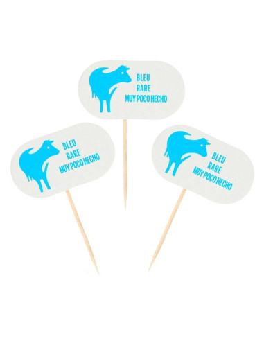 MARCADOR PARA CARNE MUY POCO HECHO...