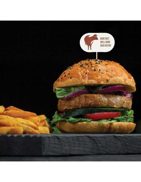 MARCADOR PARA CARNE BIEN 8CM 100 UNIDADES