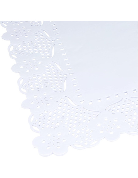 BLONDA DE PAPEL BLANCA RECTANGULAR 40X30CM 250 UNIDADES